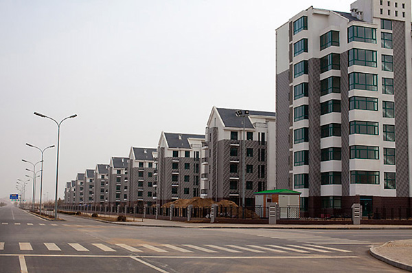 Ордос. Строительство в Китае.