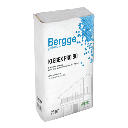 Bergge Klebex PRO 90 Клей для утеплителя 25кг Bergge Bergge