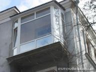 Ремонт балкона "под ключ" в Киеве. Металлопластиковые окна, двери